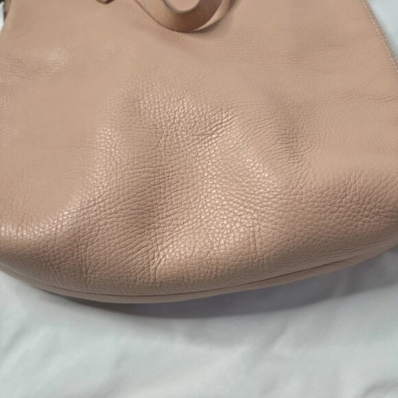 Madewell Women's Zip Top Crossbody Transport Bag Pink Leather - Picture 7 of 12